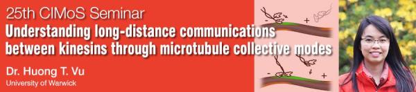The 25th CIMoS Seminar <br>Understanding long-distance communications between kinesins through microtubule collective modes