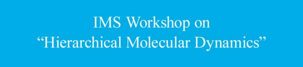IMS Workshop on ''Hierarchical Molecular Dynamics<br> from Ultrafast Spectroscopy to Single Molecule Measurements'' 