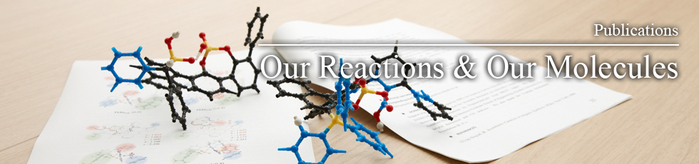 Publications　Our Reactions & Our Molecules
